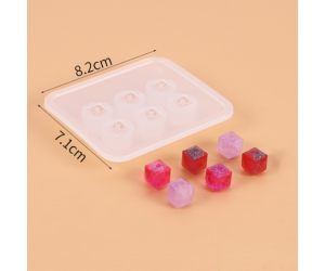 Epoksi Tesbih Kalıbı Kristal Boncuk Kalıbı Takı Boncuk Kalıbı Silikon 12mm GT9036