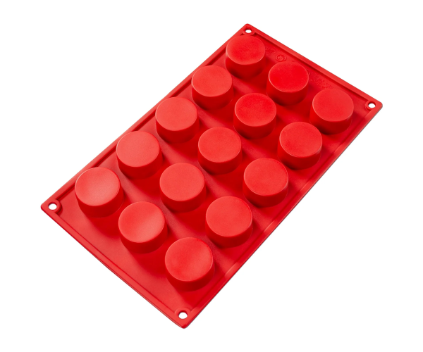 Epoksi Yuvarlak Daire Kalıbı Yuvarlak Kek Kalıbı Çoklu Yuvarlak Çikolata Kalıbı Silikon 4x4x2cm