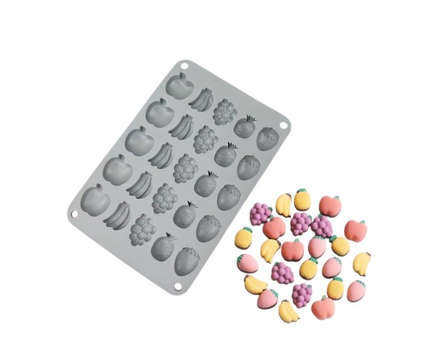 Epoksi Meyve Jelibon Kalıbı Meyve Haribo Kalıbı - Damlalık Esans Hediyeli