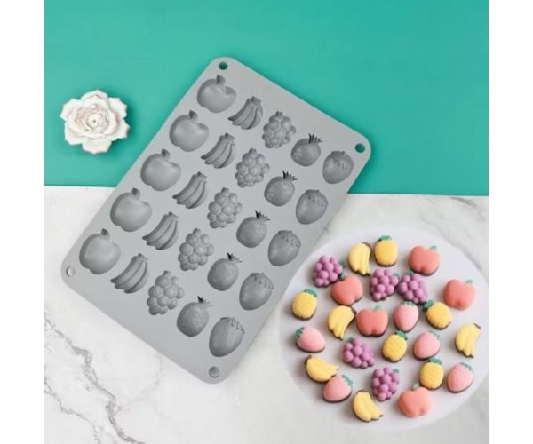 Epoksi Meyve Jelibon Kalıbı Meyve Haribo Kalıbı - Damlalık Esans Hediyeli