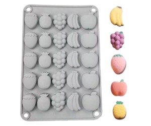 Epoksi Meyve Jelibon Kalıbı Meyve Haribo Kalıbı - Damlalık Esans Hediyeli