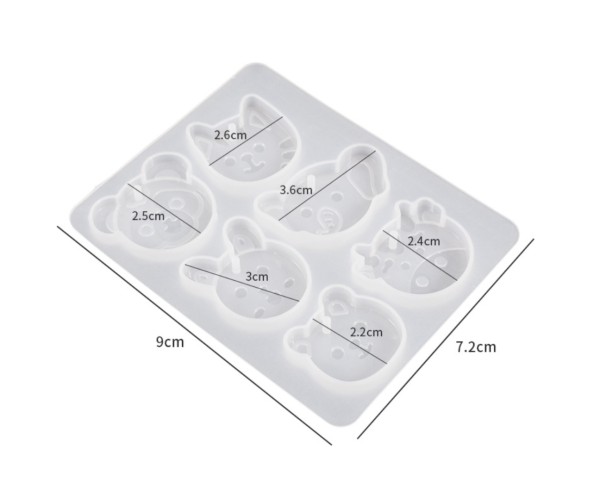 Epoksi Kabartmalı Hayvanlar Kalıbı Köpek Taşvan Fil Kedi Anahtarlık Kalıbı Silikon GT9656 Epoksi Kabartmalı Hayvanlar Kalıbı Köpek Taşvan Fil Kedi Anahtarlık Kalıbı Silikon GT9656