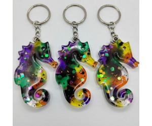 Epoksi Çoklu Deniz Atı Kalıbı Deniz Atı Anahtarlık Kalıbı Silikon 4.5x2.1cm