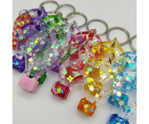 Epoksi Çoklu Kapadokya Balonu Kalıbı Balon Kalıbı Anahtarlık Silikon 4.5x3cm