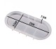 Epoksi Oval Tabak Kalıbı Taş Tozu Tabak Kalıbı Alçı Tabak Kalıbı Silikon 23x9.5cm