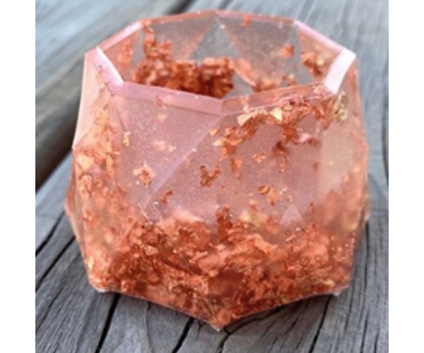 Epoksi Yaprak Varak Bakır Hobi Ahşap Yaprak Varak Bakır - 100 Adet