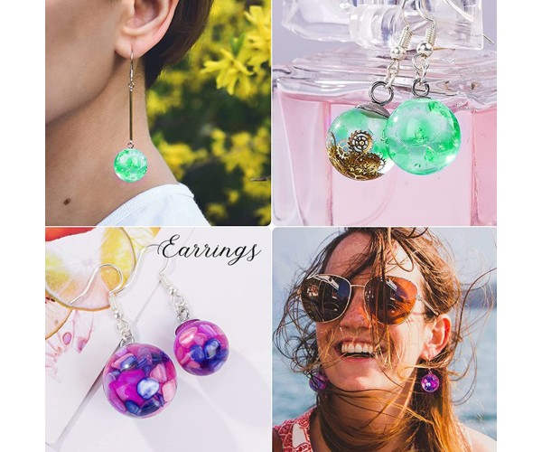 Epoksi Gezegen Kalıbı Çoklu Küre Kalıbı Küpe Kolye Küre Kalıbı Silikon