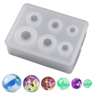 Epoksi Gezegen Kalıbı Çoklu Küre Kalıbı Küpe Kolye Küre Kalıbı Silikon