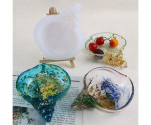 Epoksi Deniz Kabuğu Kalıbı Deniz Kabuğu Taş Tozu Kalıbı Silikon 14.8x12cm