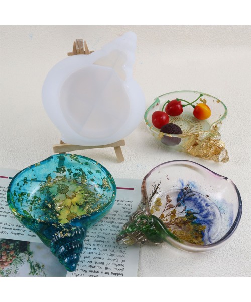 Epoksi Deniz Kabuğu Kalıbı Deniz Kabuğu Taş Tozu Kalıbı Silikon 14.8x12cm