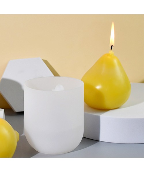 Epoksi Armut Kalıbı Mum Armut Kalıbı Taş Tozu Armut Kalıbı Silikon 8.2x7.3cm