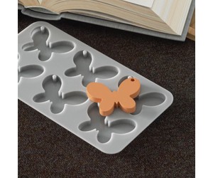 Epoksi Kelebek Kalıbı Anahtarlık Kelebek Kalıbı Kolye Kalıbı Silikon 4x3.2cm