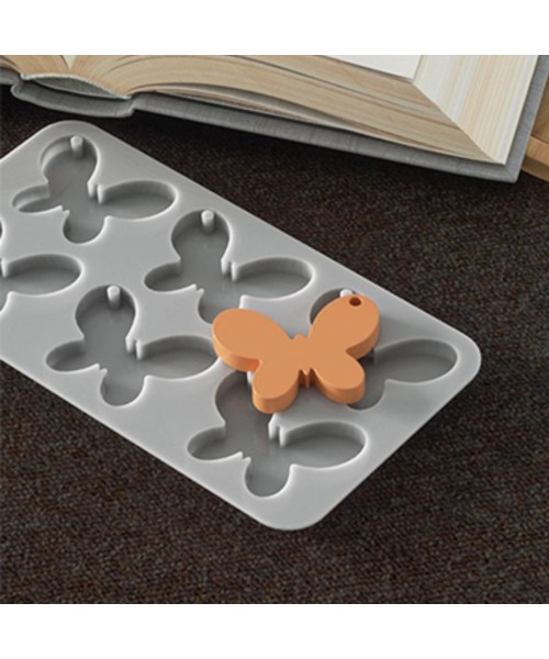 Epoksi Kelebek Kalıbı Anahtarlık Kelebek Kalıbı Kolye Kalıbı Silikon 4x3.2cm
