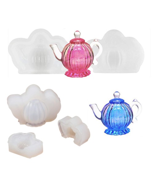 Epoksi Çaydanlık Kalıbı 3D Minyatür Mini Boy Demlik Kalıbı Silikon 2x1.6cm