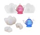 Epoksi Çaydanlık Kalıbı 3D Minyatür Mini Boy Demlik Kalıbı Silikon 2x1.6cm