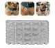 Epoksi Çoklu Tasma Kalıbı Kemik Tasma Kalıbı Köpek Tasma Kalıbı Silikon 4.1x2.5cm