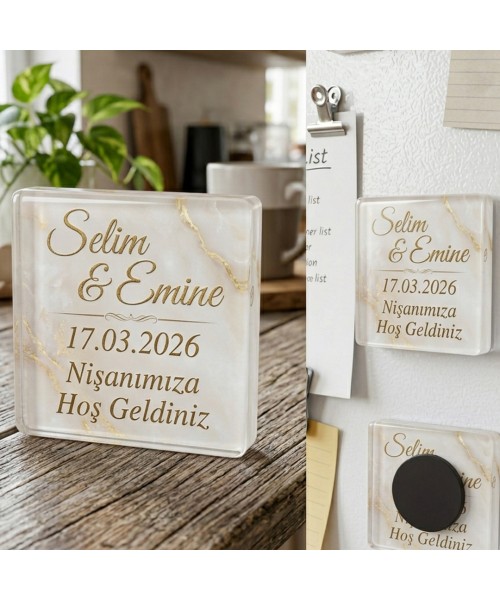 Epoksi Çoklu Kare Magnet Kalıbı Silikon 5x5cm