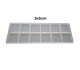 Epoksi Çoklu Kare Magnet Kalıbı Silikon 5x5cm