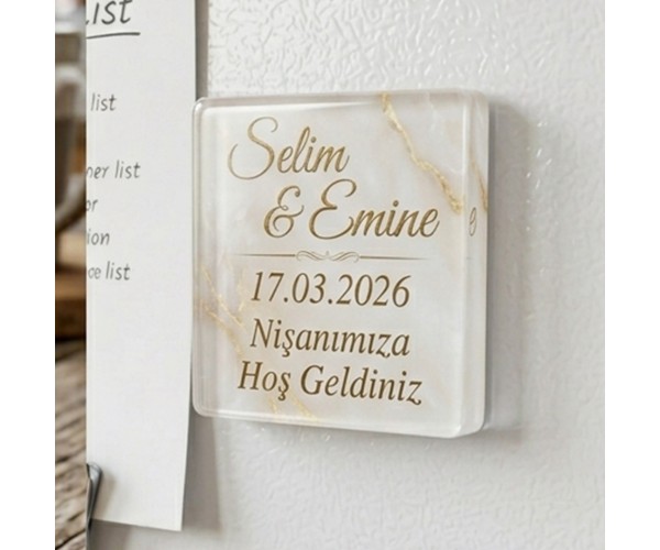 Epoksi Çoklu Kare Magnet Kalıbı Silikon 5x5cm