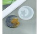 Epoksi Ayyıldız Kolye Kalıbı Ayyıldız Küpe Kalıbı Silikon 4x3.7cm