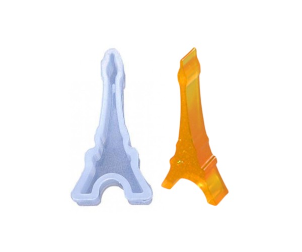 Epoksi Eyfel Kulesi Kalıbı Anahtarlık Eyfel Kulesi Kalıbı Silikon 5.8x2.8cm