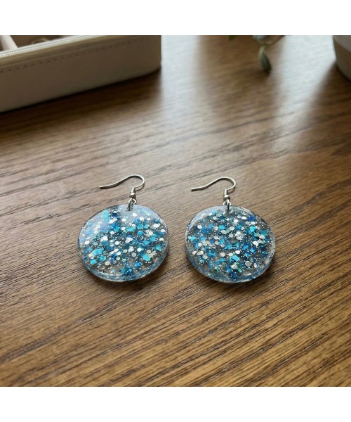 Epoksi Yuvarlak Anahtarlık Kalıbı Yuvarlak Kolye Kalıbı Daire Küpe Kalıbı Silikon 2x2cm