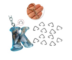 Anahtarlık Halkası Üçgen Aparatı Nikel - 1KG