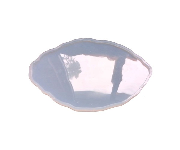 Epoksi Dalgalı Tepsi Kalıbı Nişan Söz Tepsi Kalıbı Silikon 29x19cm