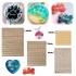 Epoksi Sticker Kabartmalı Epoksi Sticker Seti - 4 Parça