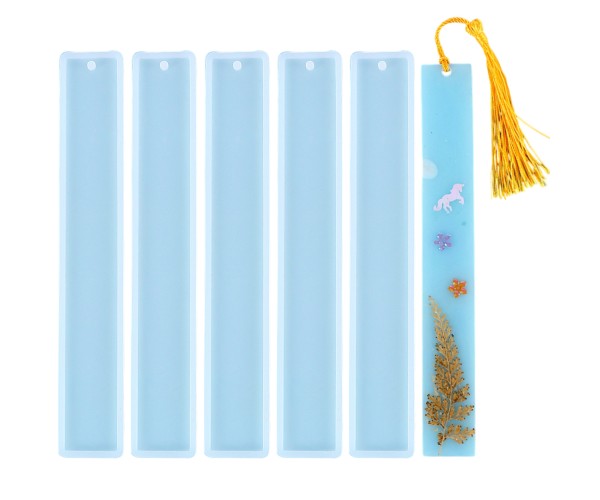 Epoksi Kitap Ayracı Kalıbı Büyük Boy Kitap Ayracı Kalıbı Silikon 19.5x3.1cm 5 Adet Epoksi Kitap Ayracı Kalıbı Büyük Boy Kitap Ayracı Kalıbı Silikon 19.5x3.1cm 5 Adet