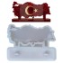 Epoksi Türkiye Haritası Masa Süsü Türkiye İsimlik Kalıbı Silikon 28x13cm