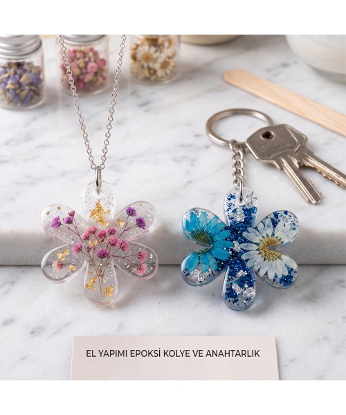 Epoksi Papatya Anahtarlık Kalıbı Papatya Kolye Kalıbı Silikon 3.5x3cm Epoksi Papatya Anahtarlık Kalıbı Papatya Kolye Kalıbı Silikon 3.5x3cm