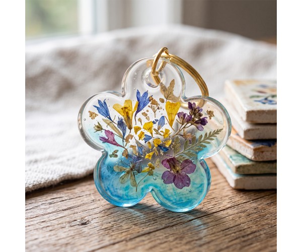 Epoksi Çiçek Kalıbı Kolye Anahtarlık Çiçek Kalıbı Silikon 3.7x3.5cm Epoksi Çiçek Kalıbı Kolye Anahtarlık Çiçek Kalıbı Silikon 3.7x3.5cm