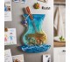Epoksi Çoklu Çay Bardağı Magnet Kalıbı Silikon 8.4x6.5cm