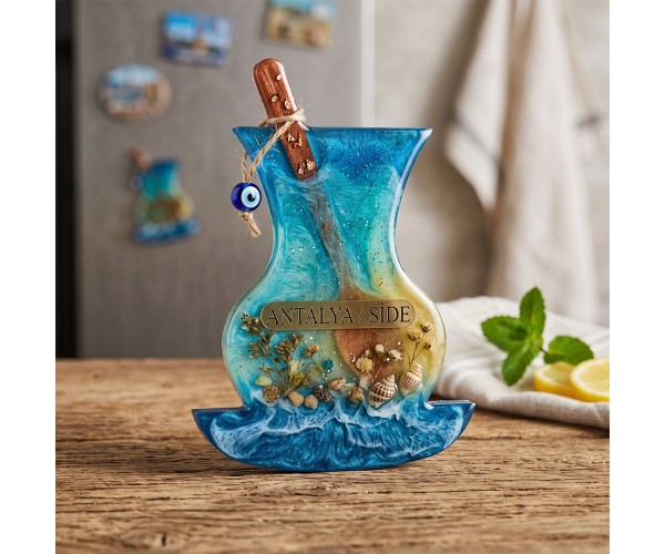 Epoksi Çoklu Çay Bardağı Magnet Kalıbı Silikon 8.4x6.5cm