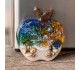 Epoksi Çoklu Elma Magnet Kalıbı Taş Tozu Elma Kalıbı Silikon 8.7x8.1cm