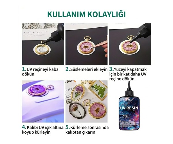 Uv Epoksi Reçine 100GR