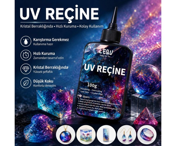 Uv Epoksi Reçine 100GR