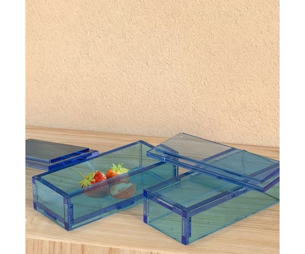 Epoksi Kutu Kalıbı Saklama Kutusu Kalıbı Kalemlik Taş Tozu Kalıbı Silikon 14.2x6.5cm