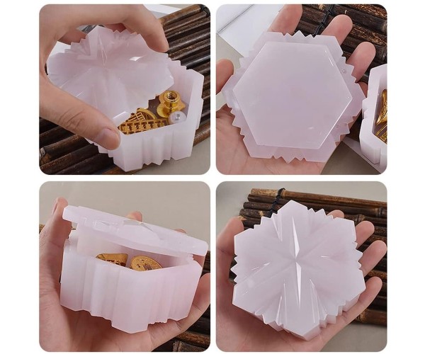 Epoksi Kar Tanesi Kalıbı Takı Kutusu Mücevher Kutusu Taş Tozu Kalıbı Silikon 9.6x8.7x3.5cm Epoksi Kar Tanesi Kalıbı Takı Kutusu Mücevher Kutusu Taş Tozu Kalıbı Silikon 9.6x8.7x3.5cm