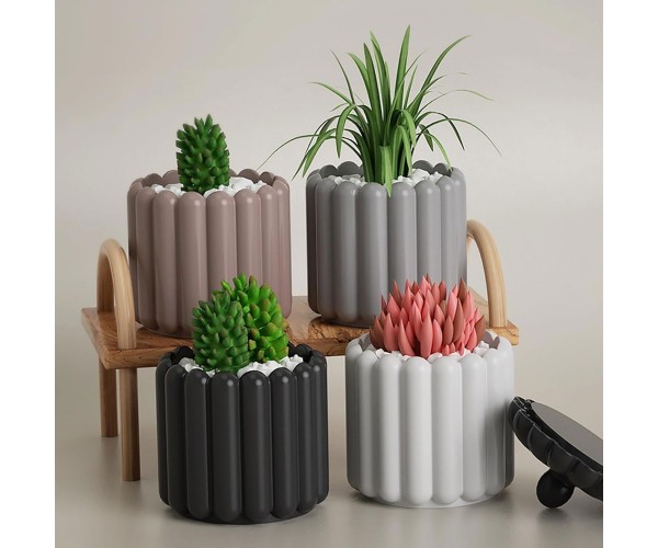 Epoksi Saksı Kalıbı Takı Kutusu Kalıbı Mücevher Kutusu Taş Tozu Kalıbı Silikon 10.4x9.1cm