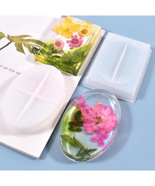 Epoksi Sabunluk Kalıbı Dikdörtgen Sabunluk Taş Tozu Kalıbı Silikon 11.8x8.2x2cm