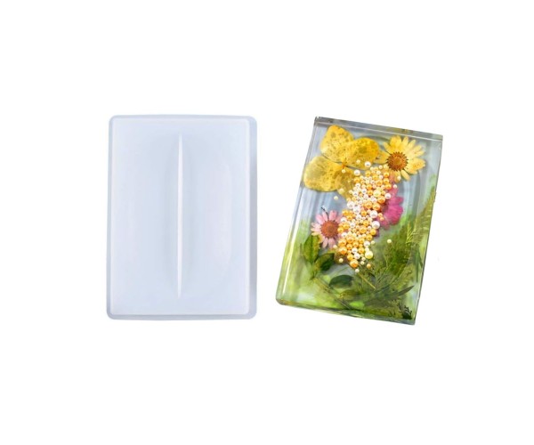Epoksi Sabunluk Kalıbı Dikdörtgen Sabunluk Taş Tozu Kalıbı Silikon 11.8x8.2x2cm Epoksi Sabunluk Kalıbı Dikdörtgen Sabunluk Taş Tozu Kalıbı Silikon 11.8x8.2x2cm
