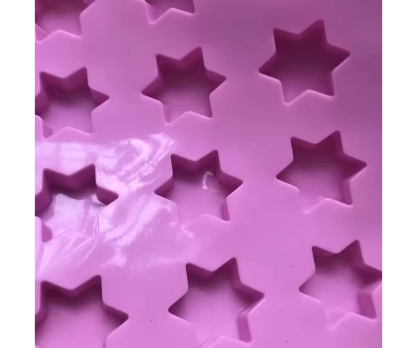 Çoklu Yıldız Çikolata Kalıbı Şeker Hamuru Yıldız Kalıbı Jelibon Yıldız Kalıbı Silikon 3.3x2.7cm