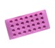 Çoklu Yıldız Çikolata Kalıbı Şeker Hamuru Yıldız Kalıbı Jelibon Yıldız Kalıbı Silikon 3.3x2.7cm