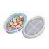 Epoksi Sabunluk Kalıbı Oval Sabunluk Kalıbı Taş Tozu Kalıbı 15.6x10.4x3.3cm