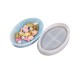 Epoksi Sabunluk Kalıbı Oval Sabunluk Kalıbı Taş Tozu Kalıbı 15.6x10.4x3.3cm