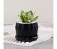 Epoksi Saksı Kalıbı Saksı Altlık Kristal Kesim Taş Tozu Kalıbı Silikon 7.9x5.5x5.1cm