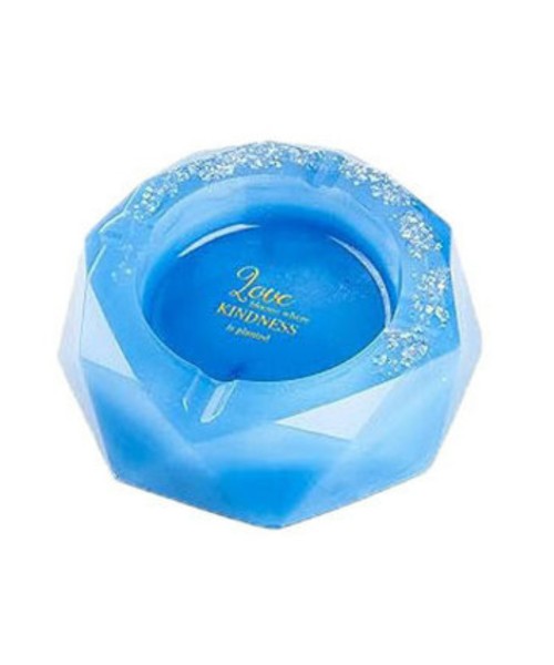 Epoksi Kristal Küllük Kalıbı Kokulu Taş Tozu Küllük Kalıbı Silikon 10x10cm