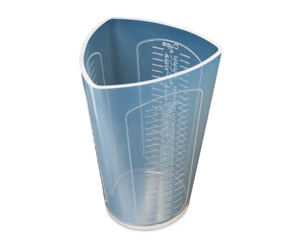 Epoksi Beaker Karıştırma Kabı Silikon Kokulu Taş Tozu Karıştırma Kabı Silikon 1000ML